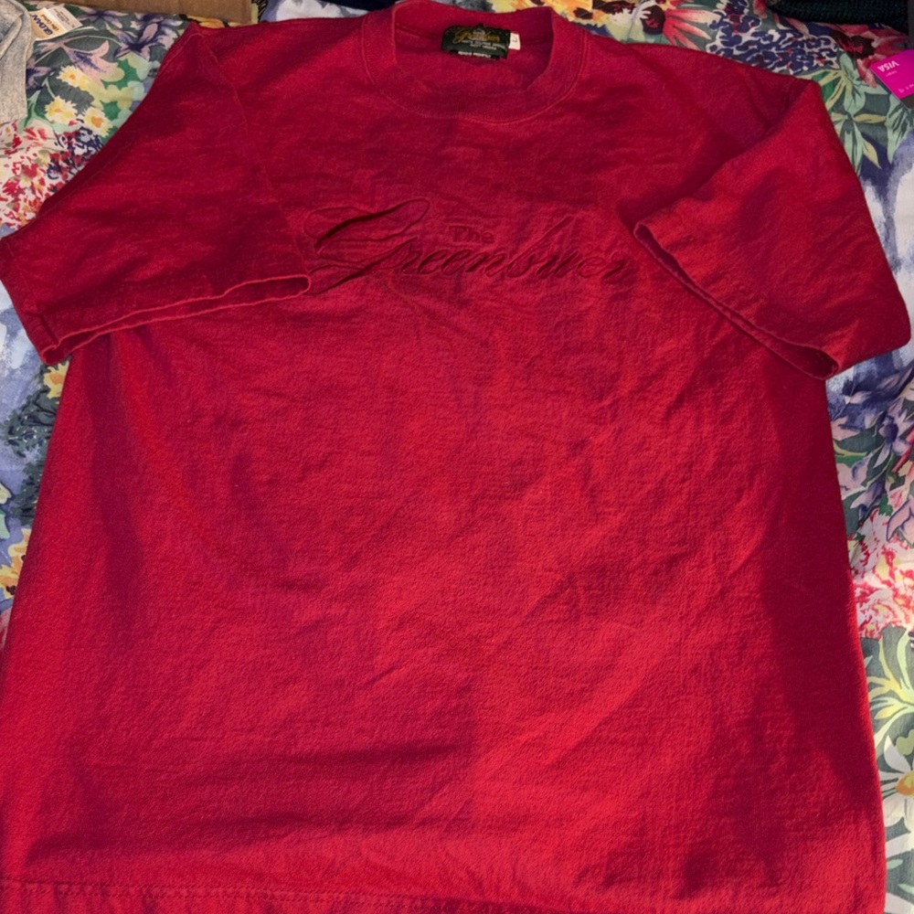 Greensinner Red Short Sleeve Tee